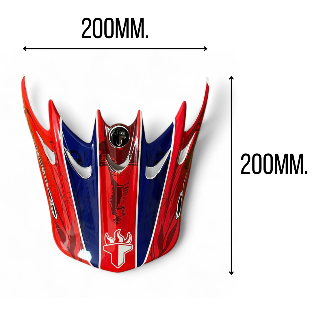 T.H.E Dead Stock Helmet Visors – Retro Midschool MTB & Dirt Jump Style 01