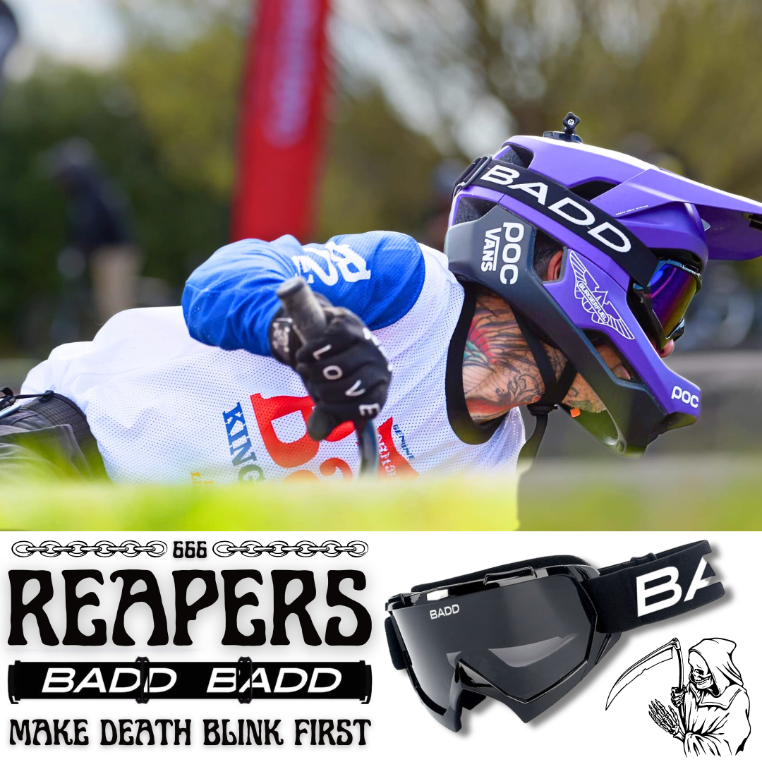 Badd Optics Reaper Goggle Mellow/Yellow MTB BMX MOTO