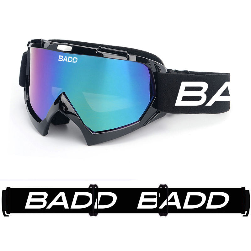 Badd Optics Reaper Goggle Black/Blue MTB BMX MOTO